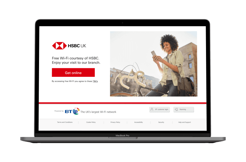 Screenshot of BT Wi-fi website