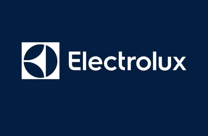 Screenshot of Electrolux website
